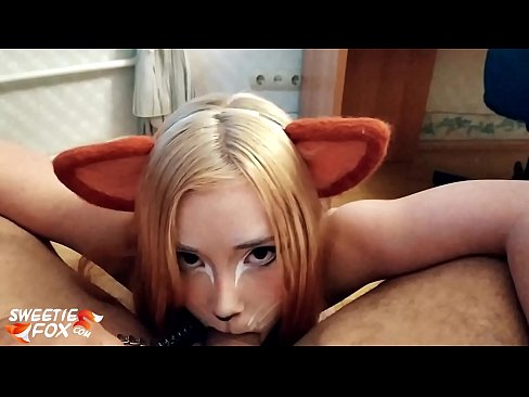 ❤️ Kitsune κατάποση κόκορας και σπέρμα στο στόμα της ️❌ Ρωσικό πορνό ❤